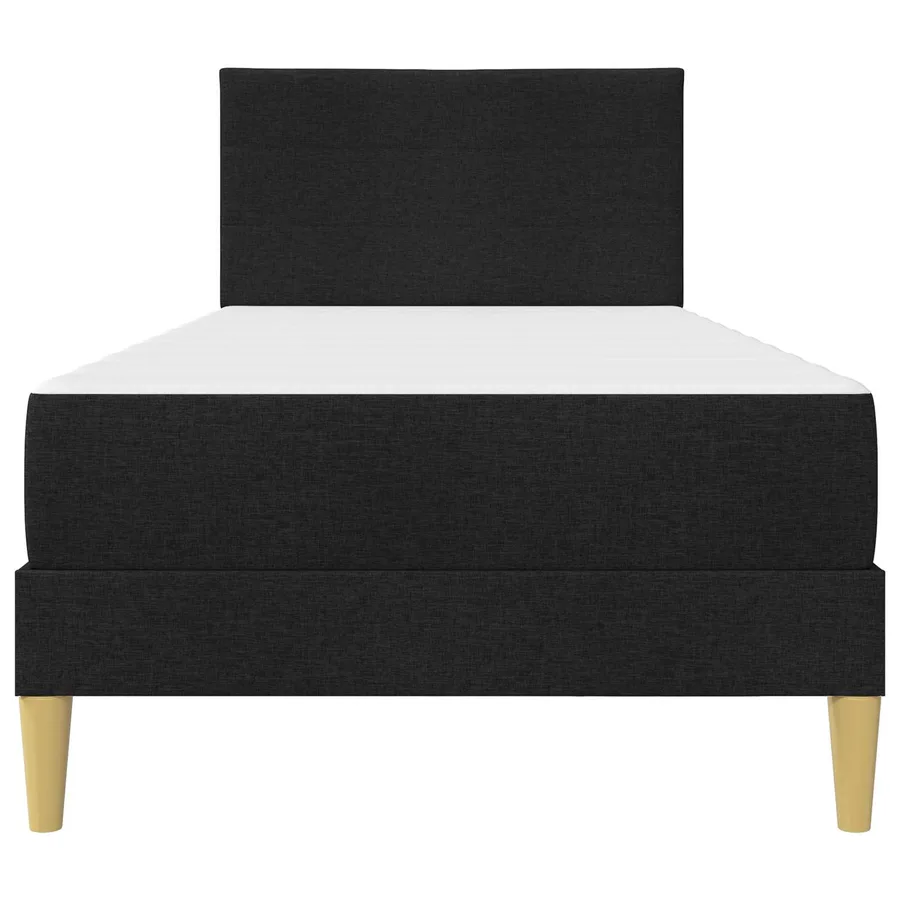 Cadre de lit Noir 100 x 200 cm Polyester - 6