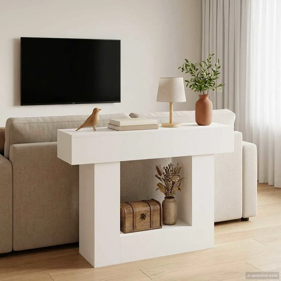 Blanc 101 x 30 x 74 cm - 4