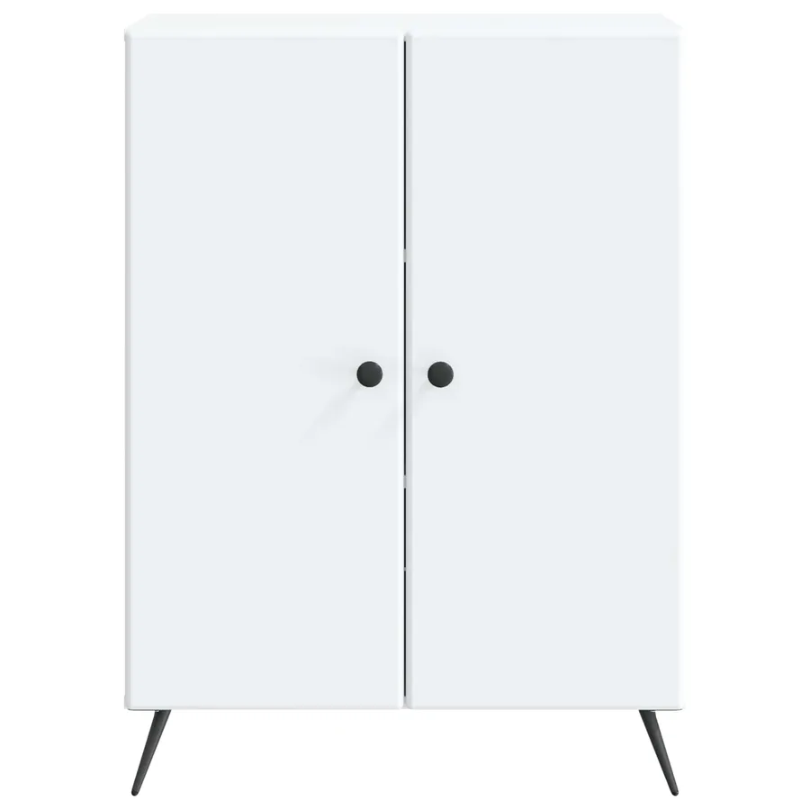 Buffet Blanc 66 x 34,5 x 90 cm Bois d'ingénierie - 6