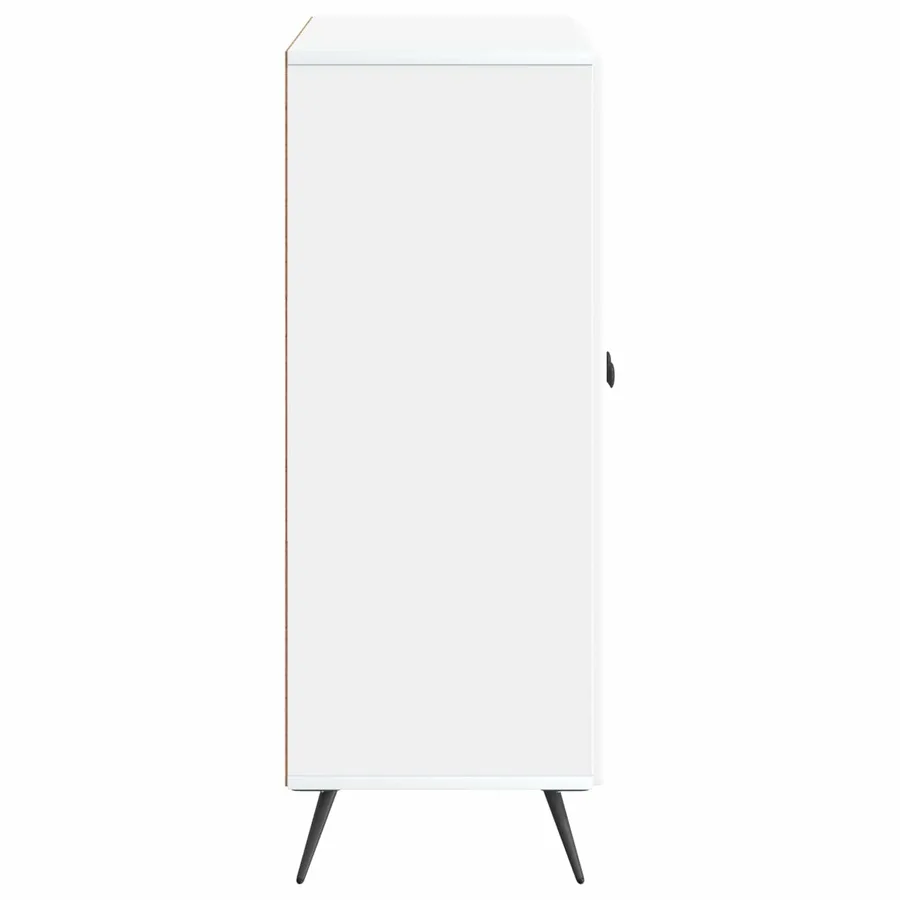 Buffet Blanc 66 x 34,5 x 90 cm Bois d'ingénierie - 7