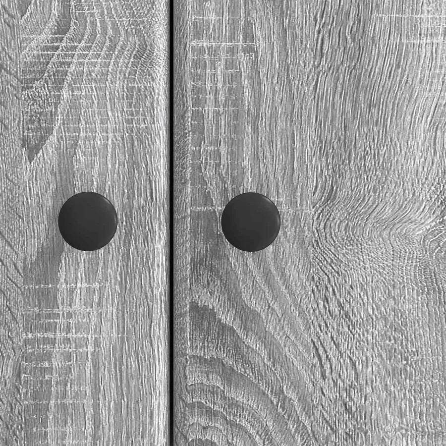 Buffet Sonoma gris 66 x 34,5 x 90 cm Bois d'ingénierie - 8