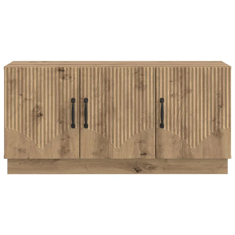 Meuble TV 99 x 34,5 x 47 cm Chêne artisanal Bois d'ingénierie - 6