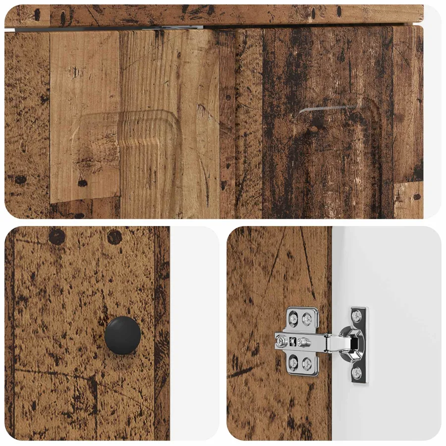 Ensemble de mobilier de salle de bain Bois ancien - 8