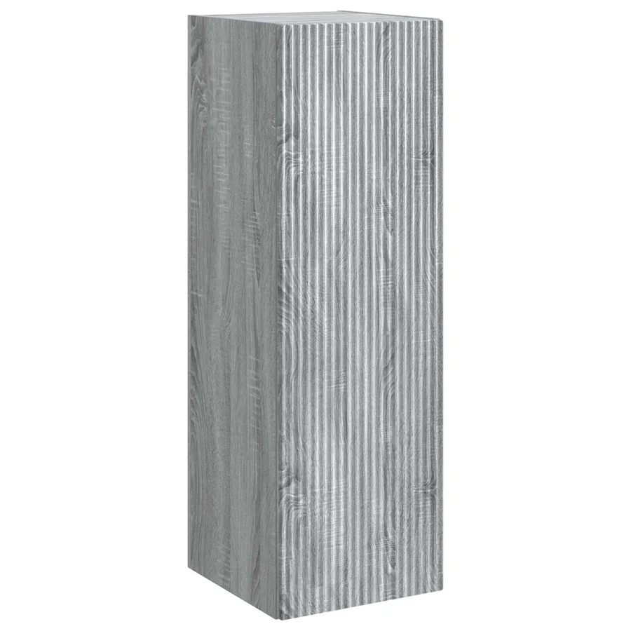 Ensemble de mobilier de salle de bain 6 pcs Sonoma gris - 7