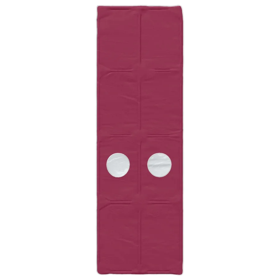 Lit haut pour enfants avec bureau 3 pc Blanc et rouge - 6