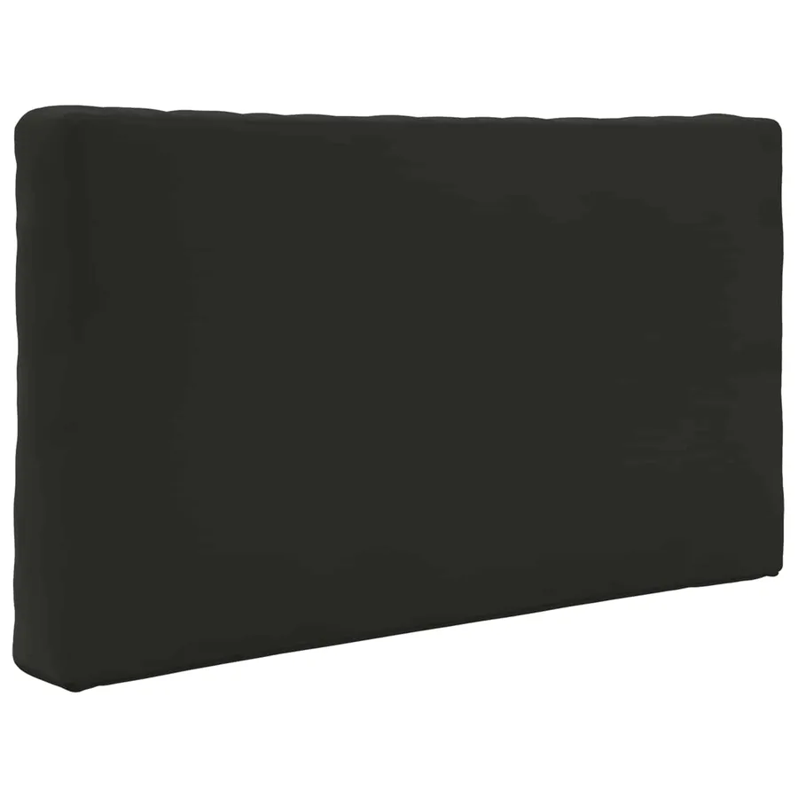 Coussin de canapé d'extérieur 2 pcs Noir Polyester - 5