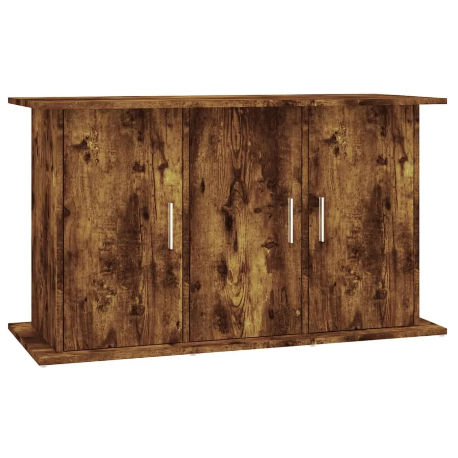 Support pour aquarium chêne fumé 101x41x58 cm bois d'ingénierie - 2