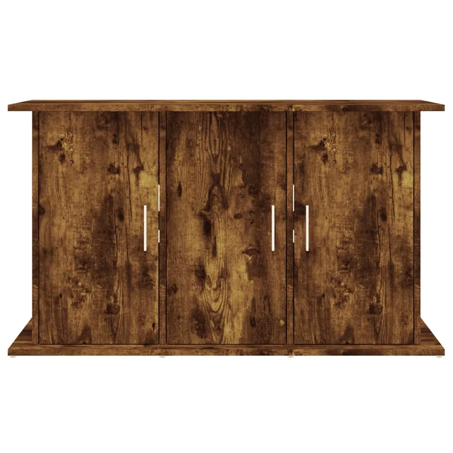 Support pour aquarium chêne fumé 101x41x58 cm bois d'ingénierie - 5