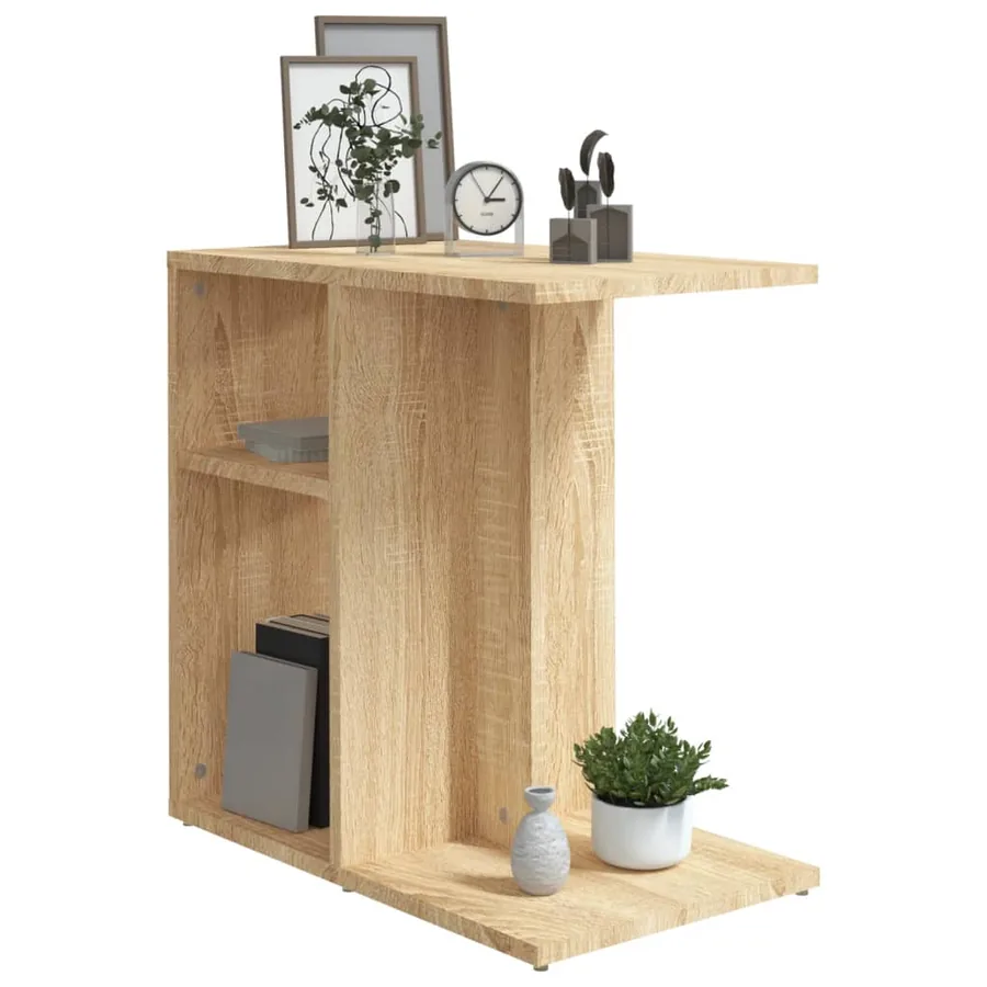 Table d'appoint Chêne sonoma 50x30x50 cm Bois d’ingénierie - 3