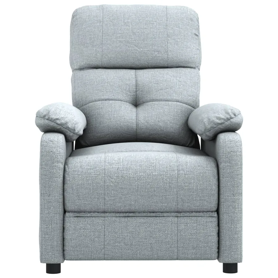 Fauteuil inclinable Gris clair Tissu - 3