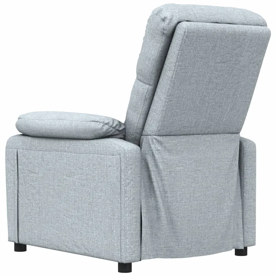Fauteuil inclinable Gris clair Tissu - 5