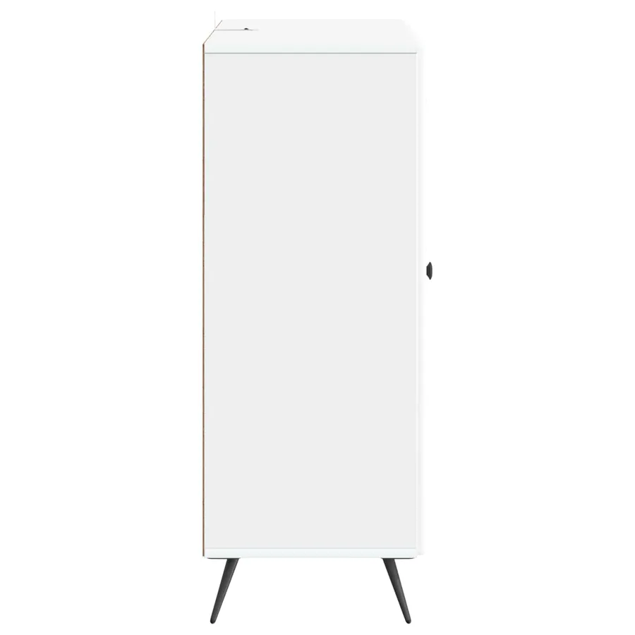 Buffet Blanc 66 x 34,5 x 90 cm Bois d'ingénierie - 7