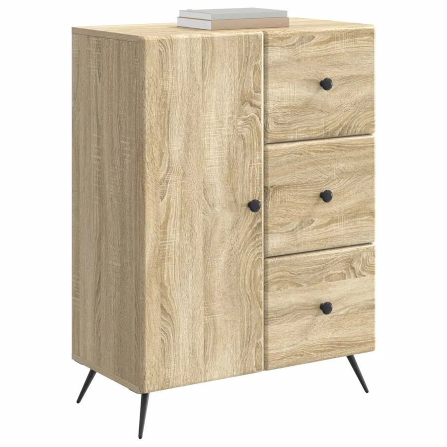 Buffet Chêne Sonoma 66 x 34,5 x 90 cm Bois d'ingénierie - 3