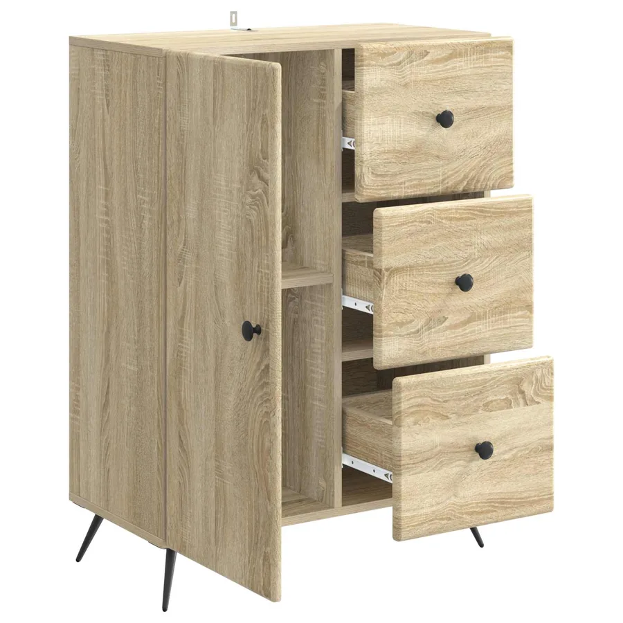 Buffet Chêne Sonoma 66 x 34,5 x 90 cm Bois d'ingénierie - 5