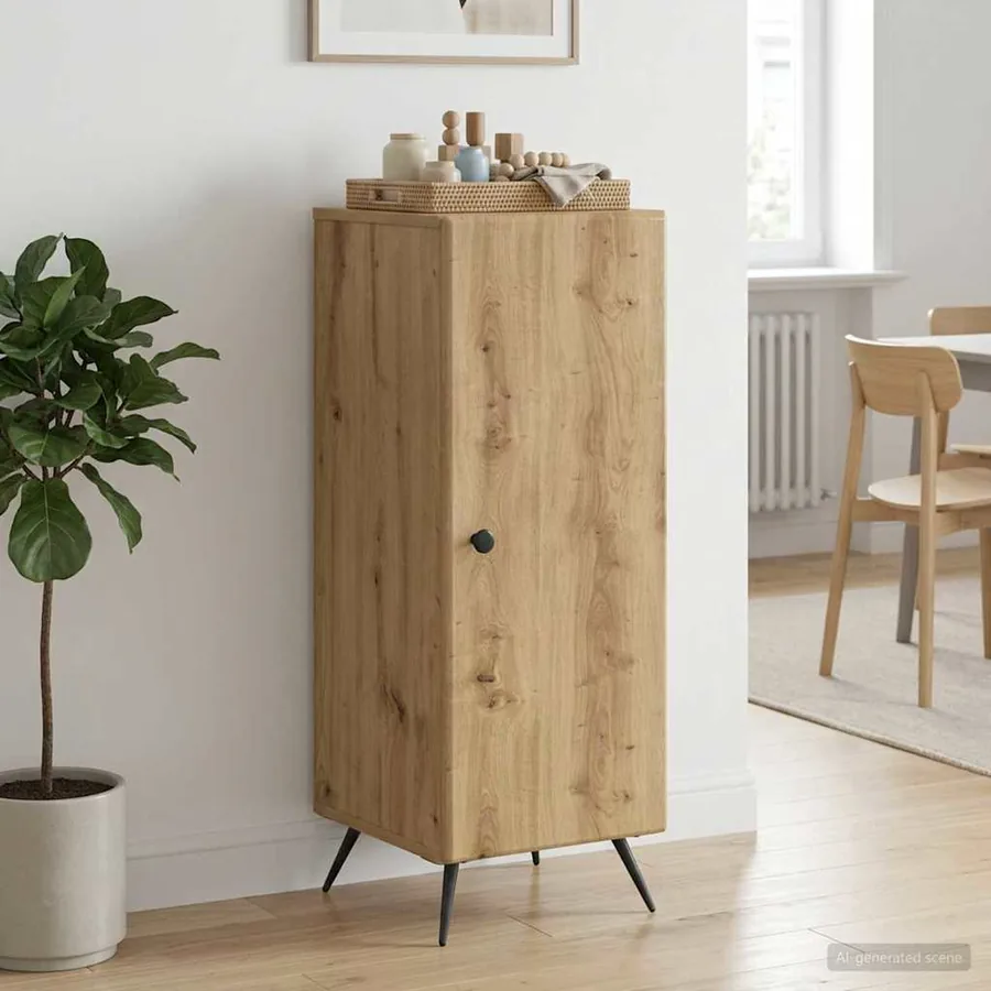 Buffet Chêne artisanal 33 x 34,5 x 90 cm Bois d'ingénierie