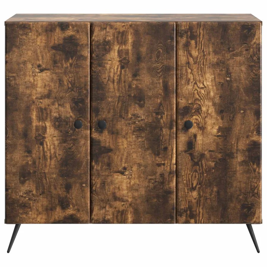 Buffet Chêne fumé 89 x 34,5 x 80 cm Bois d'ingénierie - 6