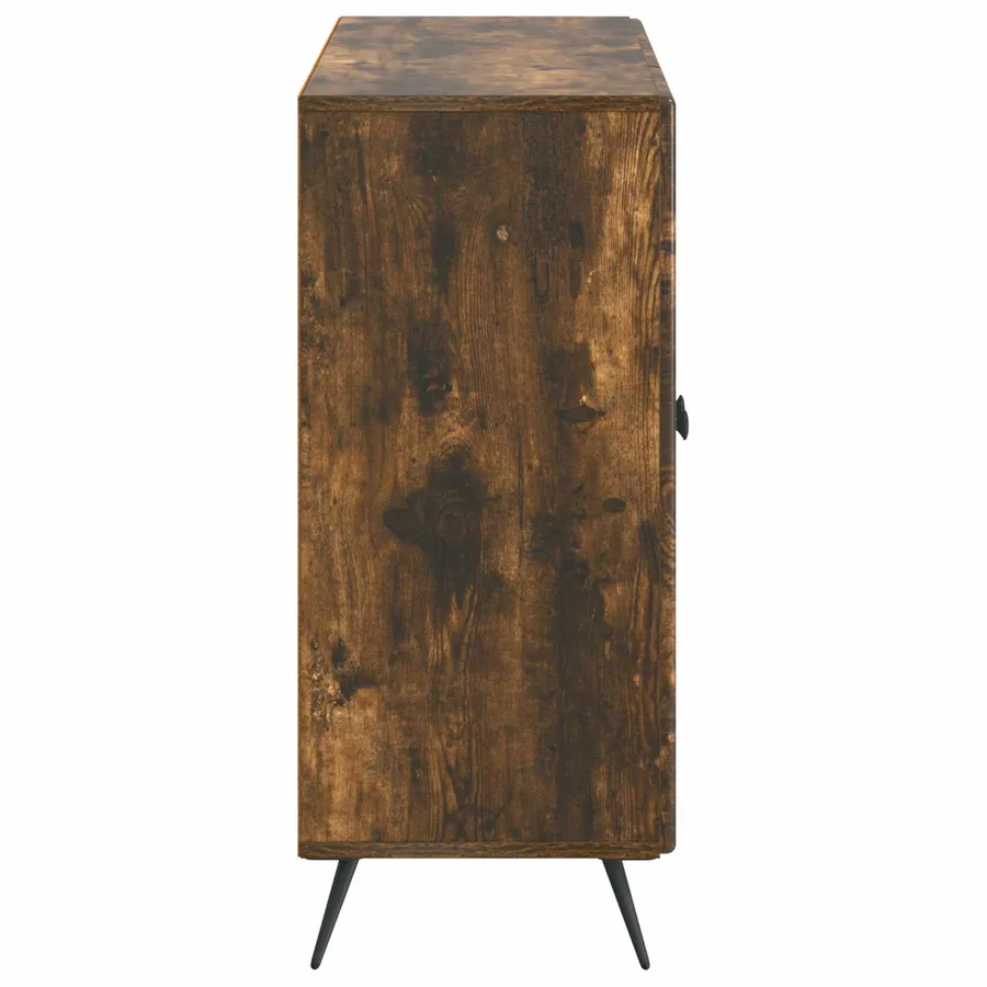 Buffet Chêne fumé 89 x 34,5 x 80 cm Bois d'ingénierie - 7