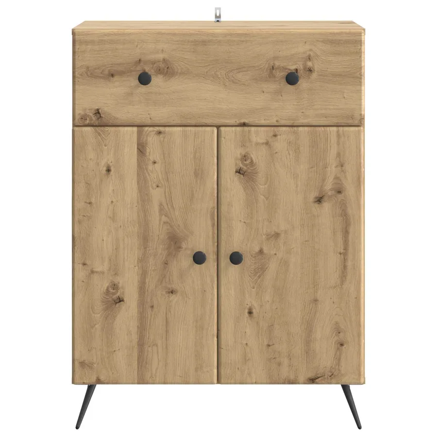 Buffet Chêne artisanal 66 x 34,5 x 90 cm Bois d'ingénierie - 6