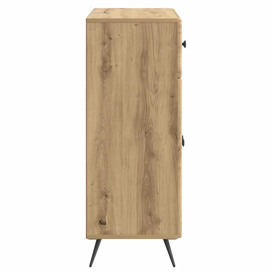 Buffet Chêne artisanal 66 x 34,5 x 90 cm Bois d'ingénierie - 7