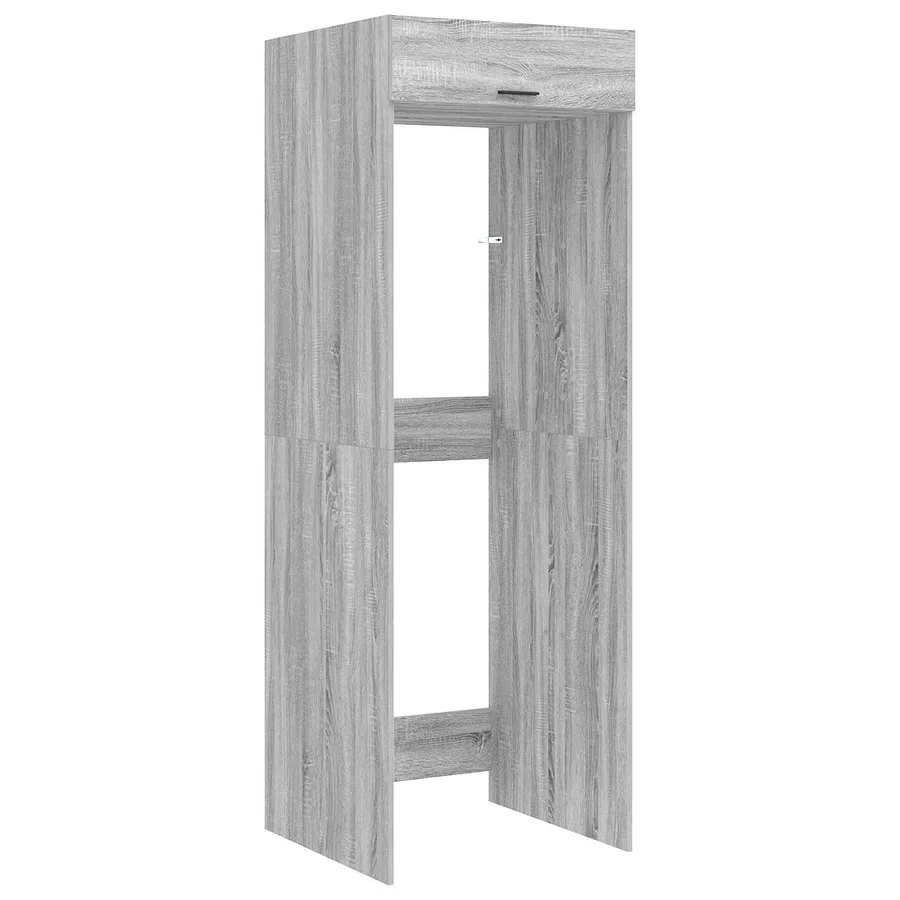 Armoire pour machine à laver Gris Sonoma 67,5 x 68 x 200 cm - 2