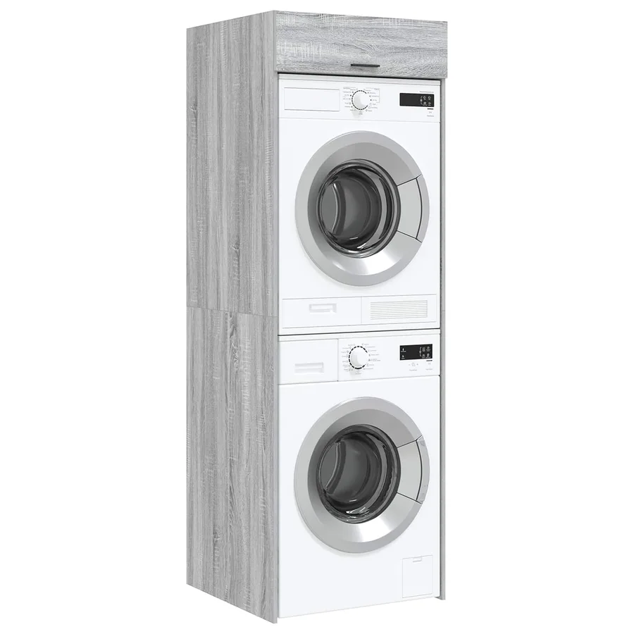 Armoire pour machine à laver Gris Sonoma 67,5 x 68 x 200 cm - 3