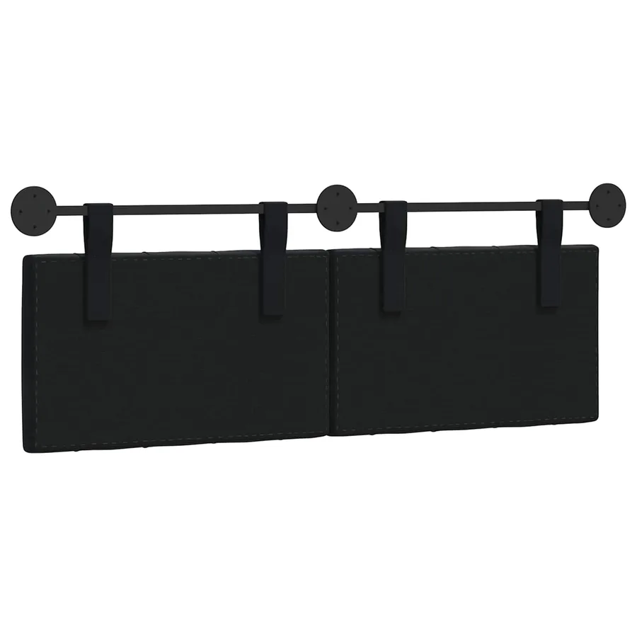 Tête de lit suspendue Avec lumière LED Noir Velours - 7