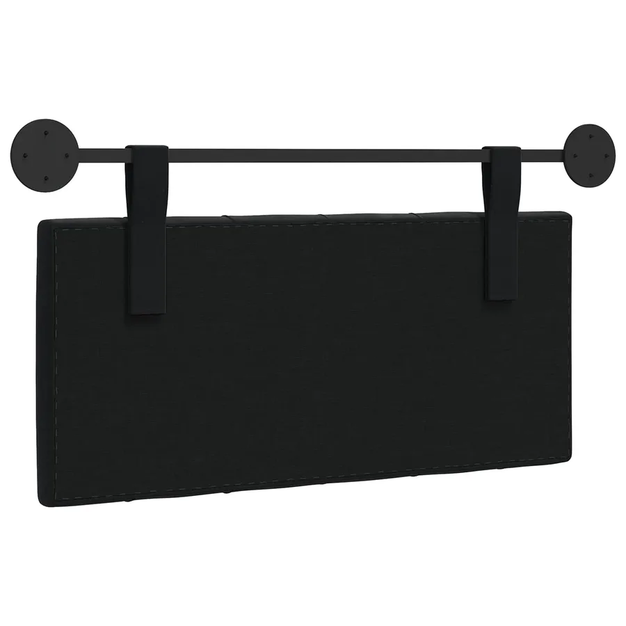 Tête de lit suspendue Avec lumière LED Noir Velours - 7