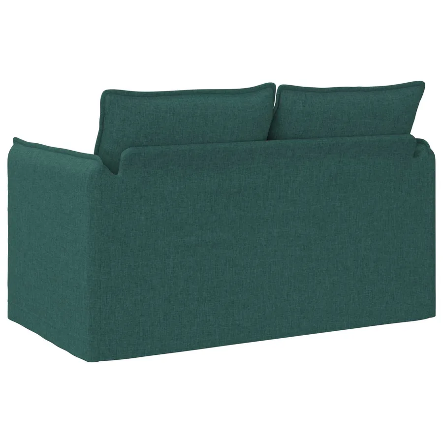 Canapé Vert foncé 136 x 82 x 85 cm tissu - 6
