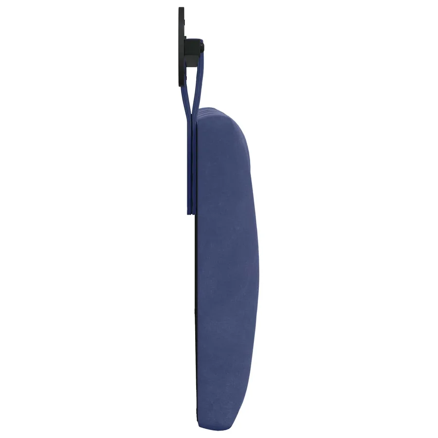 Tête de lit suspendue Avec lumière LED Bleu police Velours - 6