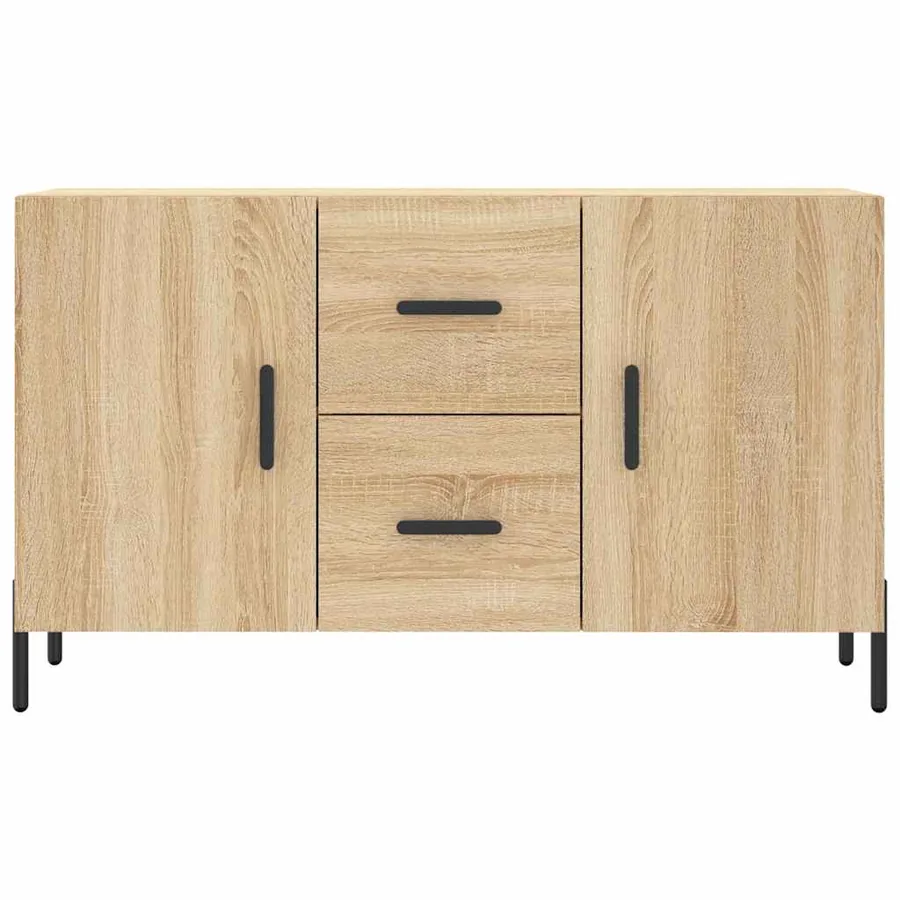 Buffet chêne sonoma 100x36x60 cm bois d'ingénierie - 6