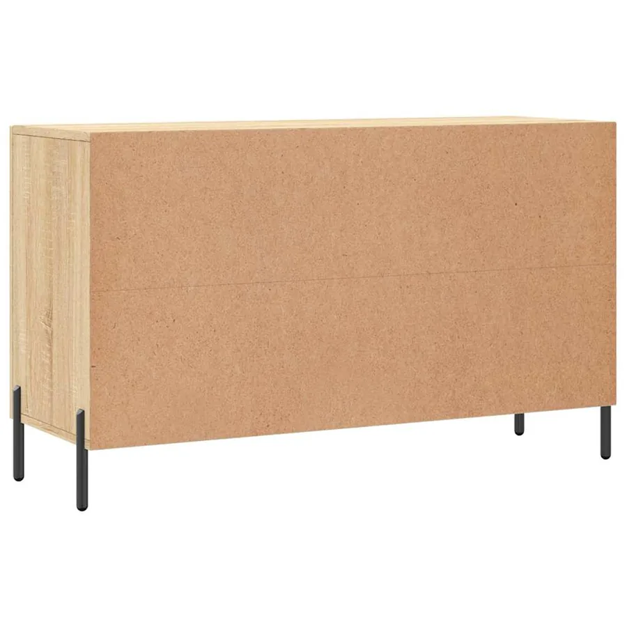Buffet chêne sonoma 100x36x60 cm bois d'ingénierie - 8