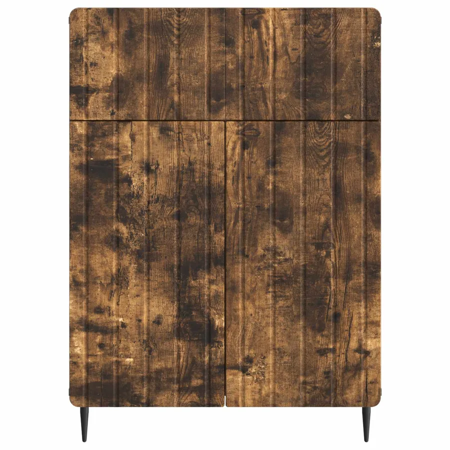 Buffet Chêne fumé 66 x 34,5 x 92 cm Bois d'ingénierie - 6