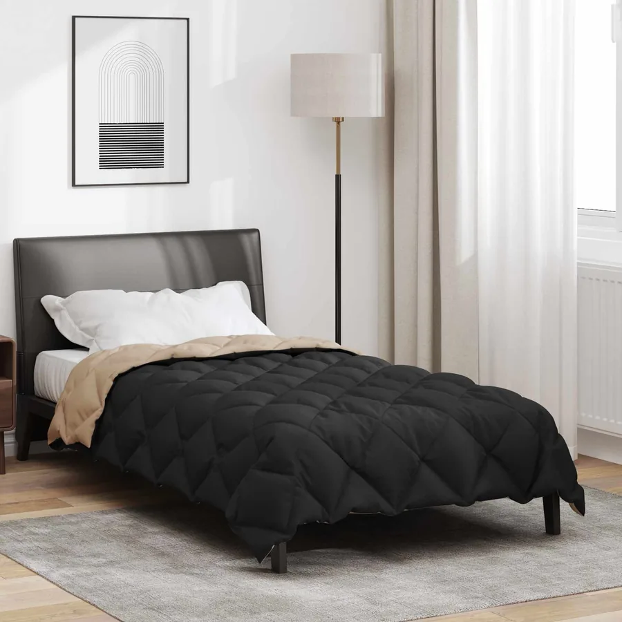 Duvet d'hiver 155 x 200 cm 450 gsm Microfibre (100% polyester)
