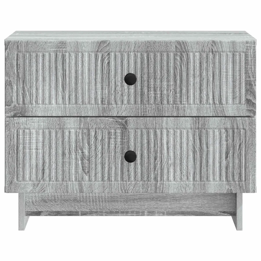 Cabinet de chevet avec tiroir Sonoma gris 62 x 34,5 x 47,5 cm - 5