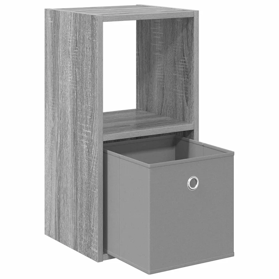 Table de chevet 2 pcs Gris Sonoma 30,5 x 27 x 59,5 cm - 5