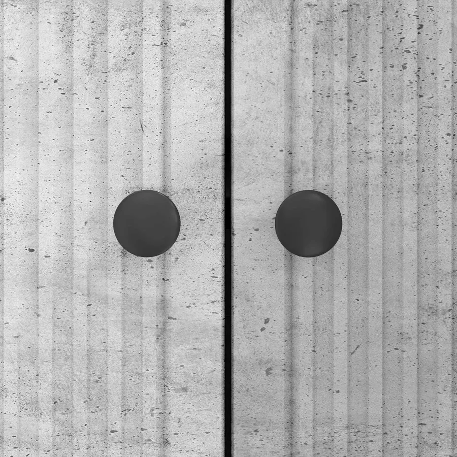 Buffet Gris béton 89 x 34,5 x 80 cm Bois d'ingénierie - 10