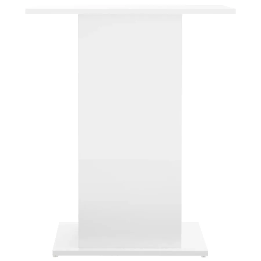 Support d'aquarium blanc brillant 60,5x36x72,5 cm - 4