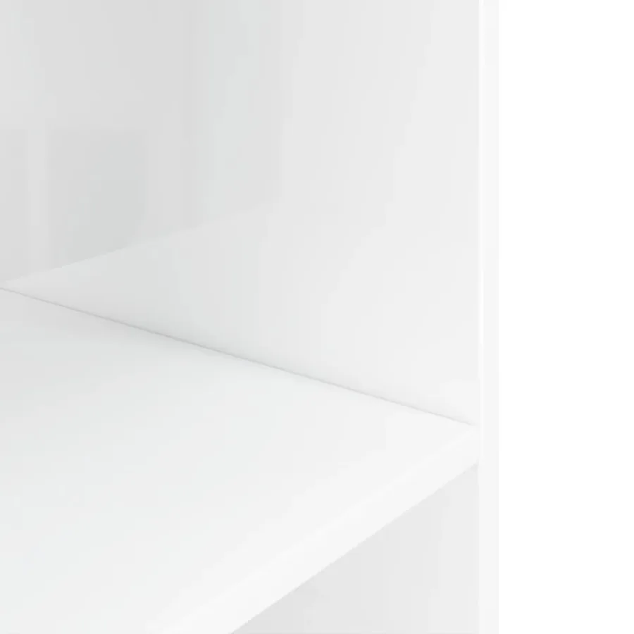 Support d'aquarium blanc brillant 60,5x36x72,5 cm - 6