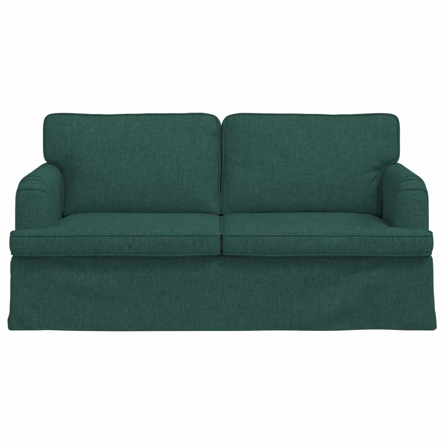 Canapé Vert foncé 162 x 80 x 85 cm tissu - 4