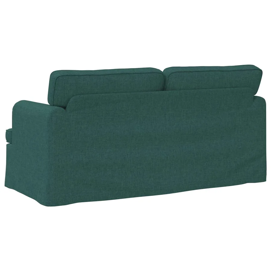 Canapé Vert foncé 162 x 80 x 85 cm tissu - 6