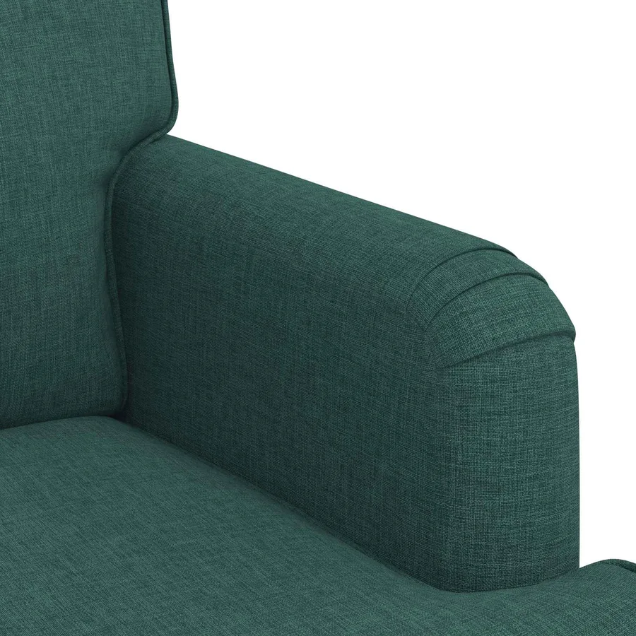 Canapé Vert foncé 162 x 80 x 85 cm tissu - 7