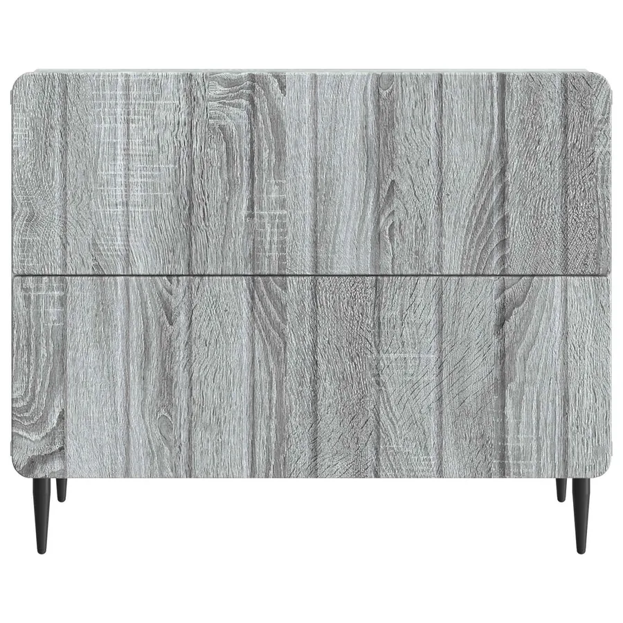 Cabinet de chevet avec tiroir Sonoma gris 62 x 34,5 x 49,5 cm - 5