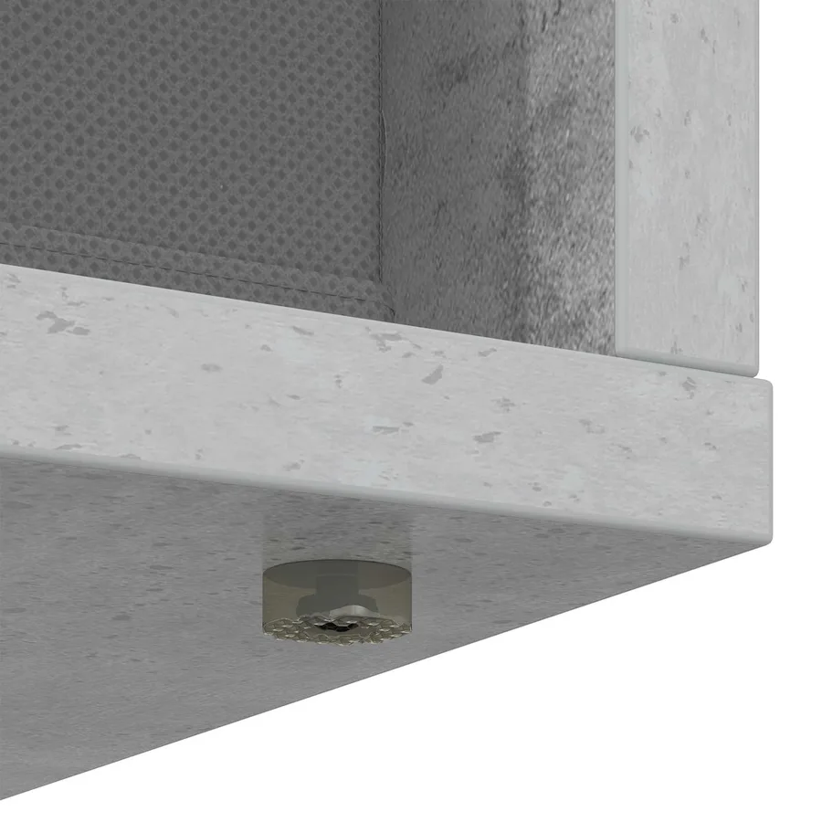 Buffet avec tiroir Gris béton 102 x 31 x 99,5 cm - 11