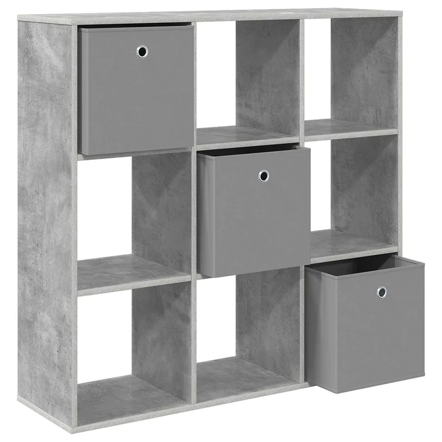 Buffet avec tiroir Gris béton 102 x 31 x 99,5 cm - 5