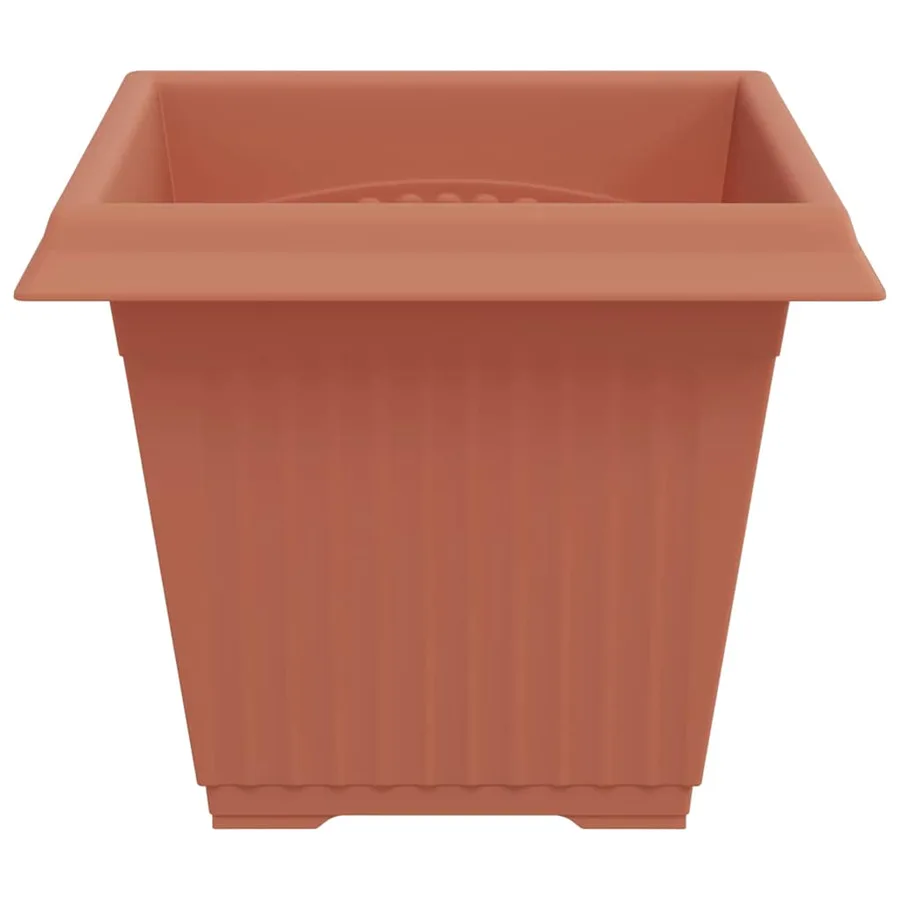 Pot de Fleurs Carré 24 pcs Rouge brique 38 x 38 x 30 cm - 6