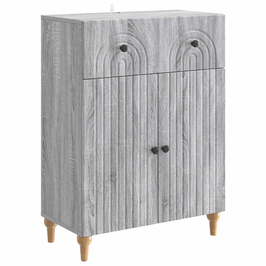 Buffet Sonoma gris 66 x 34,5 x 90 cm Bois d'ingénierie - 2