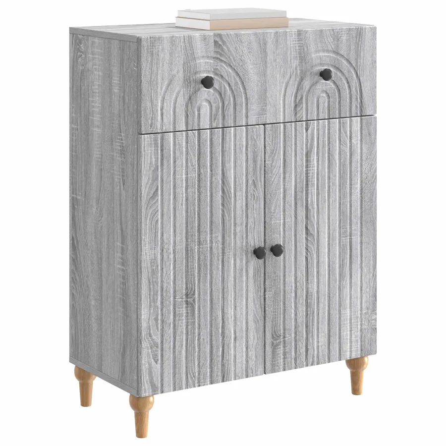 Buffet Sonoma gris 66 x 34,5 x 90 cm Bois d'ingénierie - 3