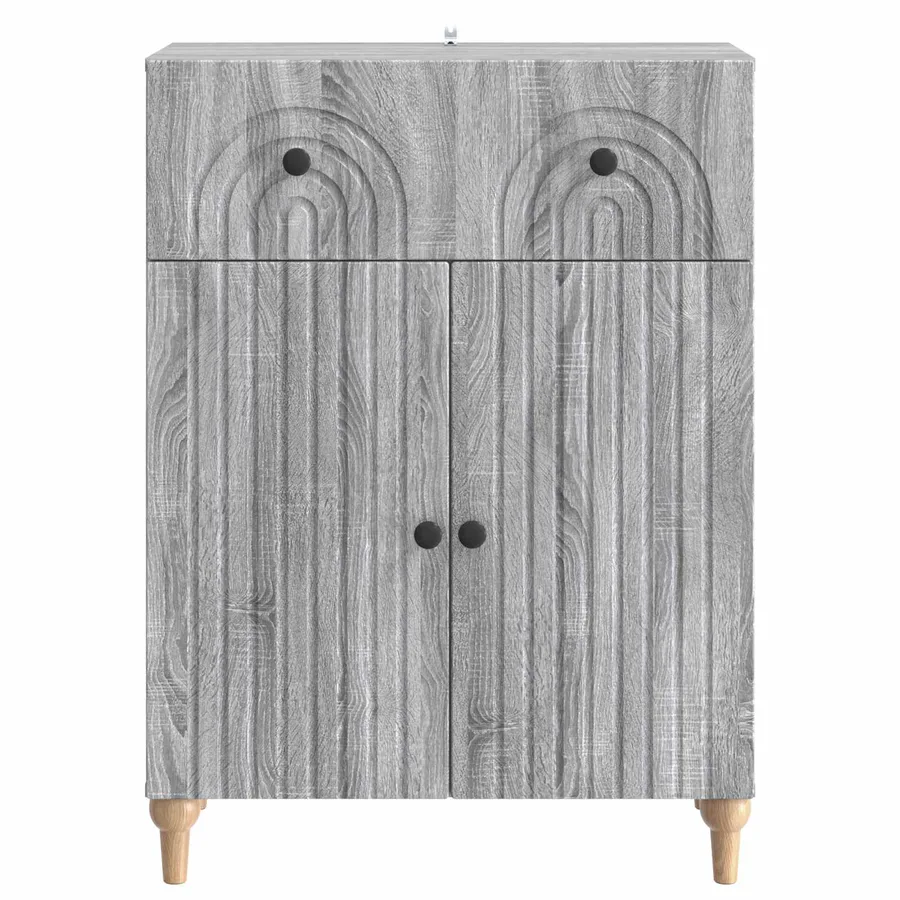 Buffet Sonoma gris 66 x 34,5 x 90 cm Bois d'ingénierie - 6