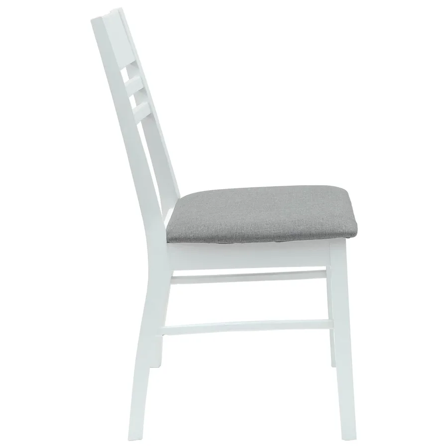 Chaises de salle à manger 2 pcs Blanc 43 x 54 x 89 cm - 6