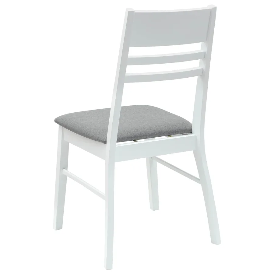 Chaises de salle à manger 2 pcs Blanc 43 x 54 x 89 cm - 7